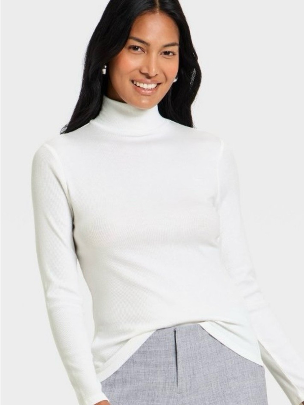 a new day Women’s Long Sleeved Ribbed Turtleneck